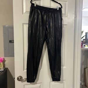 Kiss Black Jogger Pants